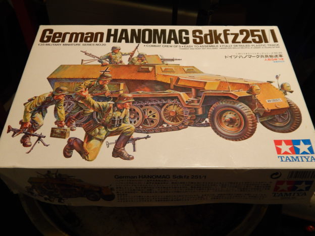 Tamiya 1:35 Hanomag Half Track and Desert Diorama