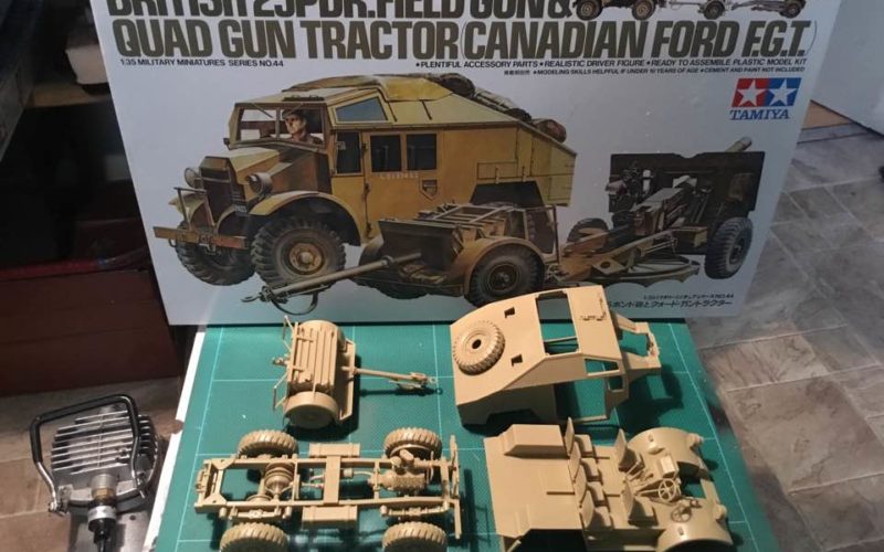 Tamiya Quad Gun Tractor and Lumber