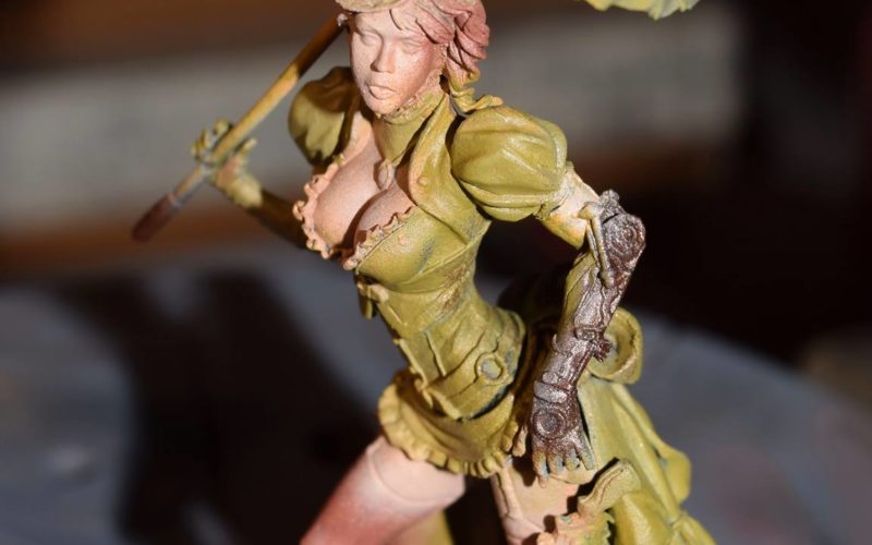 75mm white metal Kitty Reimer